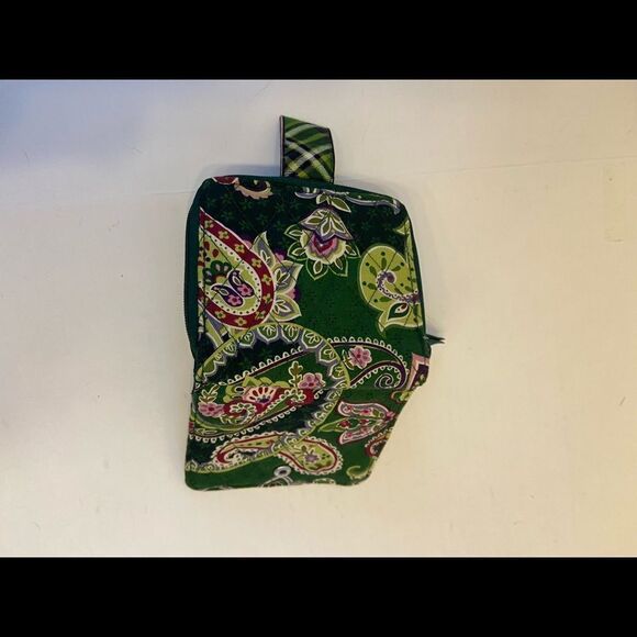 Vera Bradley green paisley 4.5”x4” wallet - Picture 4 of 4
